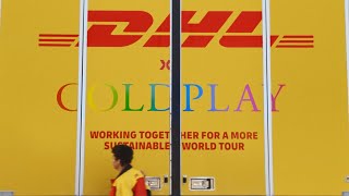 DHL x Coldplay  Working together for a More Sustainable World Tour [upl. by Adnauqal]