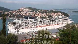 Top 10 Biggest Cruise Ships In The World 2013 [upl. by Standice745]