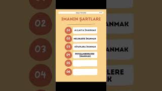 İmanın Şartları nelerdir [upl. by Handal]