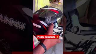 How to remove vega bolt helmet visor  helmet visor remove change vegaboltbunnyhelmet viral [upl. by Barthold]