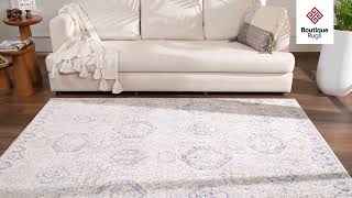 Parkerfield Cream amp Blue Area Rug [upl. by Andreas]