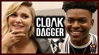 Marvels CLOAK amp DAGGER WonderCon 2018 Interviews Olivia Holt Aubrey Joseph  Roundtables [upl. by Majka]