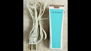 Lady Remington Electric Shaver Razor Model 6M2L 1 z4pmce [upl. by Alyag]