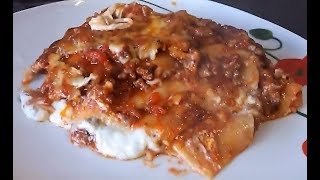 lasagne bolognaise a la creme fraiche simple rapide et délicieux😊👍 [upl. by Follansbee]