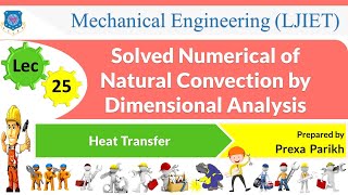 L 25 Solved Numerical of Natural Convection by Dimensional Analysis  Heat Transfer  Mechanical [upl. by Sylvanus]