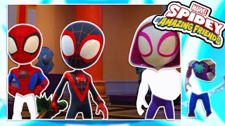 WOW Spidey and His Amazing Friends Puzzles  DisneyNow Puzzles with Spidey  Learn puzzles [upl. by Krilov]