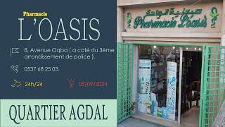 pharmacies De Garde rabat AGDAL Ouvertes aujourdhui 🪰 Du 2 Au 8 Septembre 2024 [upl. by Elleirda]