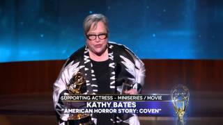 Kathy Bates Wins for Supporting Actress in a Miniseries or a Movie [upl. by Sheldon]