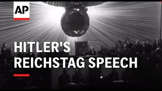 Hitlers Reichstag Speech [upl. by Adnaral646]