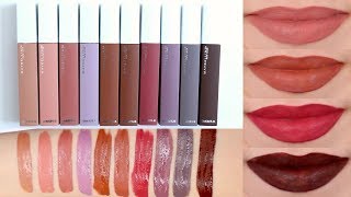 MAYBELLINE SUPER STAY MATTE INK LIQUID LIPSTICK  SWATCHES amp REVIEW [upl. by Finkelstein]