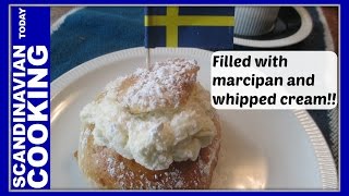 Semla  How To Make Swedish Semlor Buns  Fastlagsbulle [upl. by Yaras]