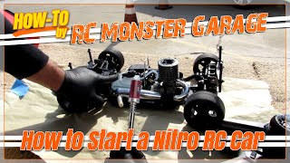 Nitro RC electric starter remote starting test [upl. by Notslar]