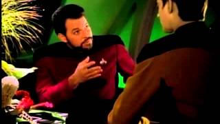 Riker talks to Data about trust [upl. by Trust174]