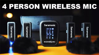 4 Person Wireless MIC For Podcasts amp Interviews  Saramonic Blink500 Pro B8 [upl. by Sonstrom599]