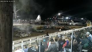 fairfield county fair derby 10122024 street stock mini heat2 part3 [upl. by Chlo]