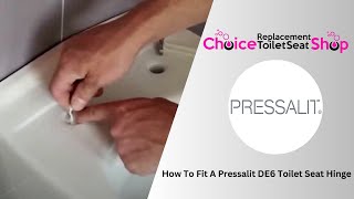 How To Fit A Pressalit DE6 Toilet Seat Hinge [upl. by Studnia662]