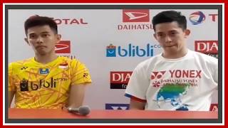 FAJAR  RIAN MENANGIS SAAT KALAH DARI MARCUS KEVIN  INDONESIA MASTERS 2019 [upl. by Ameline]