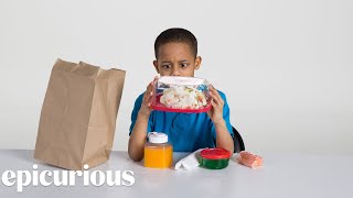 Kids Try 100 Years of Brown Bag Lunches from 1900 to 2000 [upl. by Yong224]