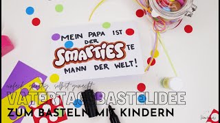 EASY DIY Lustige DIYGeschenkidee zum Vatertag für den smartesten liebsten Papa der Welt [upl. by Ikuy351]