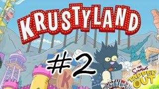 KC Plays  The Simpsons Tapped Out  Krustyland  Part 2 [upl. by Dennison]