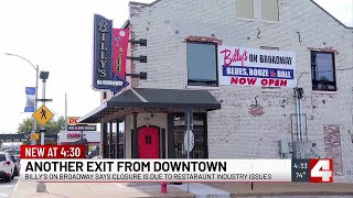 Billys on Broadway closing [upl. by Ahseikal]