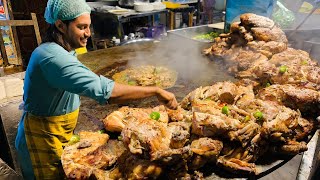 Chicken Chest Piece Tawa Fry After BBQ  Hussain Chatkhara Point and Chicken Pakora in Faisalabad [upl. by Brainard328]