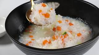 How to make konjac rice into porridge konjac konjacfood konjacrice dietfood ketodiet lowfat [upl. by Wj]