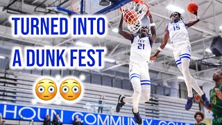 IT WAS A DUNK FEST  Calhoun Vs Motlow  Alabama Vs Tennessee D1 Juco Basketball [upl. by Sadnac]