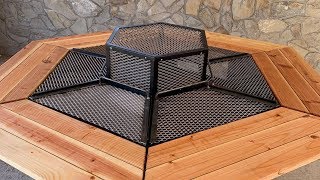 Como hacer una parrilla para asados hexagonal  JAG GRILL [upl. by Leyameg]