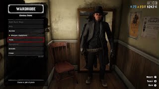 RDO How to make the Deadly Assassin outfit from RDR1 [upl. by Yelkcub]