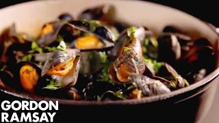 Mussels with Celery and Chilli  Gordon Ramsay [upl. by Noby126]