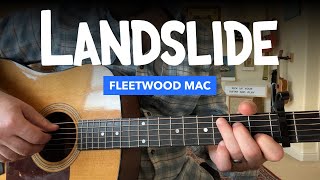 🎸 Landslide • Guitar lesson w fingerstyle tabs Fleetwood Mac [upl. by Joshia]