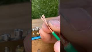 Electric wire tight tricks shortvideo wire wiring facts [upl. by Aldarcie]