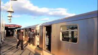 NYCTA IRT Subway Two 4 Trains at W 170th St Bx R142A [upl. by Mcginnis]