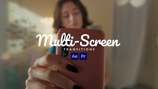 MultiScreen Transitions  Premiere Pro Tutorial [upl. by Redyr]