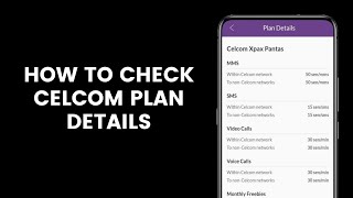 How to Check Celcom Plan Details Such as Call Rates Internet Data MMS and SMS on the Celcom Life [upl. by Woodrow]