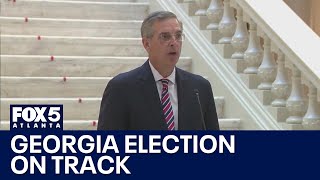 Georgia election on track postHurricane Helene  FOX 5 News [upl. by Gershom]