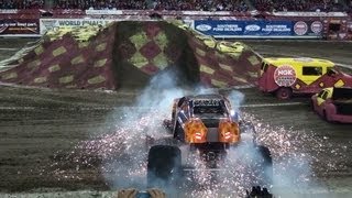 Max D Tom Meents Backflip Tampa 2013 Monster Jam [upl. by Sel968]