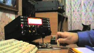 CW QSO using straight key [upl. by Netnert259]