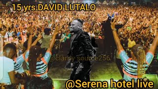 LIVE DAVID LUTALO 15YRS CONCERT  EKIVULU KYA DAVID LUTALO [upl. by Uok]