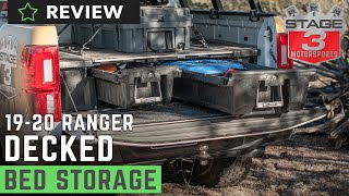 20192023Ford Ranger DECKED Truck Bed Organizer Review [upl. by Reitrac]