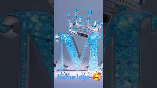 Name logo 🥰 name logo namelogo trending youtube youtube 8 viralshort [upl. by Lihkin]