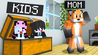 PARENTS vs KIDS Hide and Seek in Minecraft Prop Hunt [upl. by Rikki]