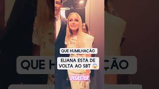 Eliane volta ao SBT memes tv sbt noticia [upl. by Richarda]