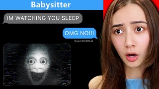 My DEAD BABYSITTER Called ME Scariest Text Message [upl. by Ecenaj]