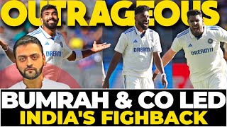 Bumrah Siraj amp Harshit stages Indias Outrageous COMEBACK  India vs Australia [upl. by Evangelina690]