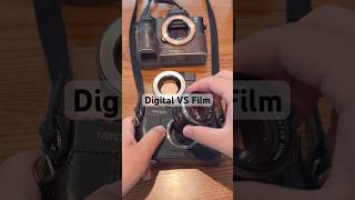 Digital VS Film  Sony a7ii vs Minolta CLE [upl. by Eelnodnarb63]