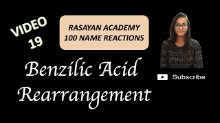 100 Name Reactions 019  Benzilic Acid Rearrangement  Carbonyl Reaction [upl. by Oramug]