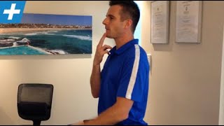 Chin tucks retraction for neck pain and spine posture  Feat Tim Keeley  No40  Physio REHAB [upl. by Bridge]