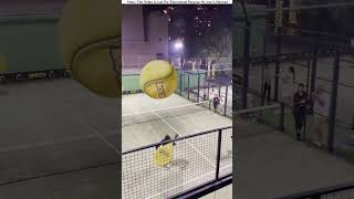 Playing Tennis With Big Ball 😮shorts [upl. by Adlare]